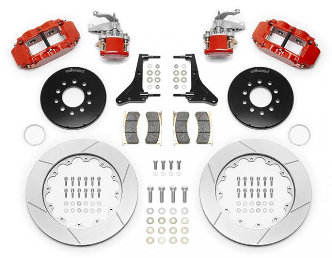 Wilwood Brakes Forged Narrow Superlite 4R-MC4 Big Brake Rear Parking Brake Kit 140-15348-R