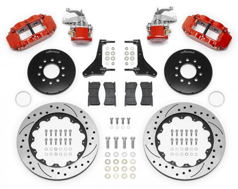 Wilwood Brakes Forged Narrow Superlite 4R-MC4 Big Brake Rear Parking Brake Kit 140-15348-DR