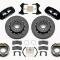 Wilwood Brakes AERO4 WCCB Carbon-Ceramic Big Brake Rear Parking Brake Kit 140-13164-CSIC