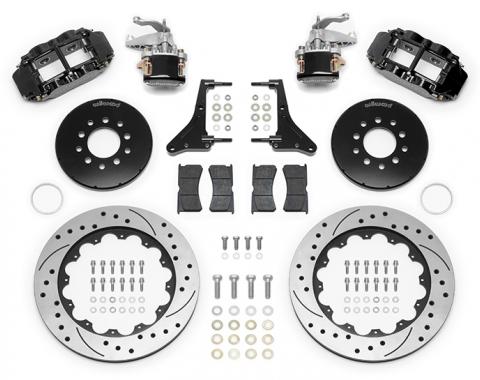 Wilwood Brakes Forged Narrow Superlite 4R-MC4 Big Brake Rear Parking Brake Kit 140-15348-D