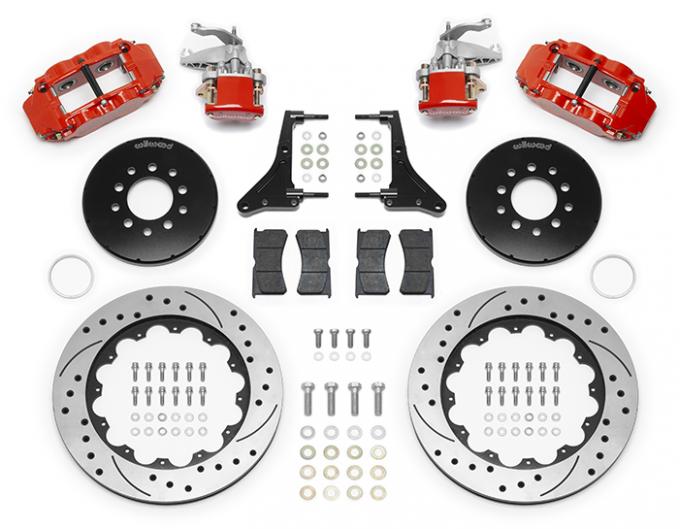 Wilwood Brakes Forged Narrow Superlite 4R-MC4 Big Brake Rear Parking Brake Kit 140-15348-DR