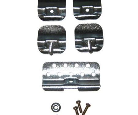 Chevy Windshield Clip Bracket Set, 1955-1957