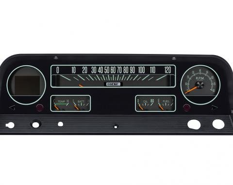 Dakota Digital 1964-1966 Chevrolet Pickup RTX Instruments Dash Kit, KPH/Celsuis