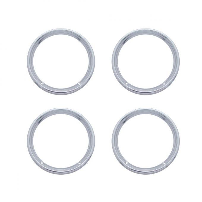 United Pacific Stainless Steel Headlight Bezels For 1964 Chevy Impala ...