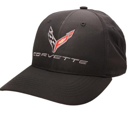 Hat C8 Corvette StayDri Performance Black