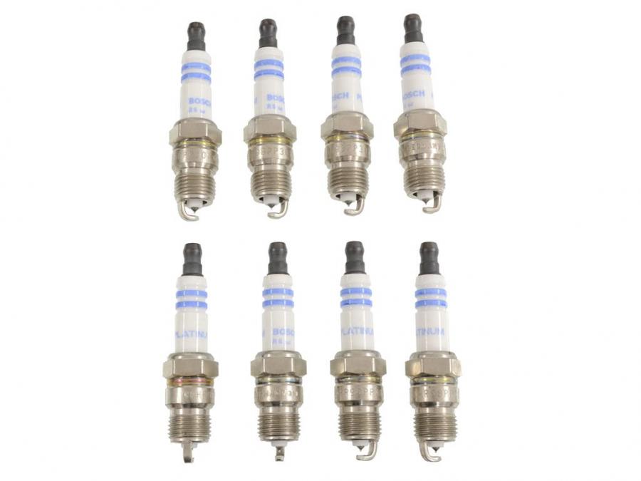 76 86 Spark Plug Set Bosch Platinum 8 Pieces Muscle Cars