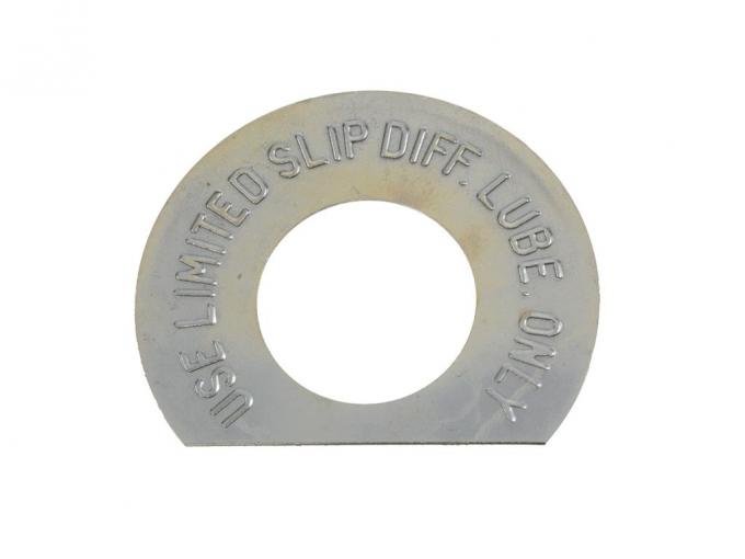 63-64 Round Metal Limited Slip Differential Tag