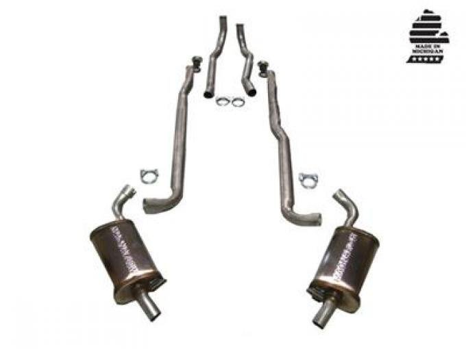 64-67 2" Exhaust System With Magnaflow Muffler ( Small Block )
