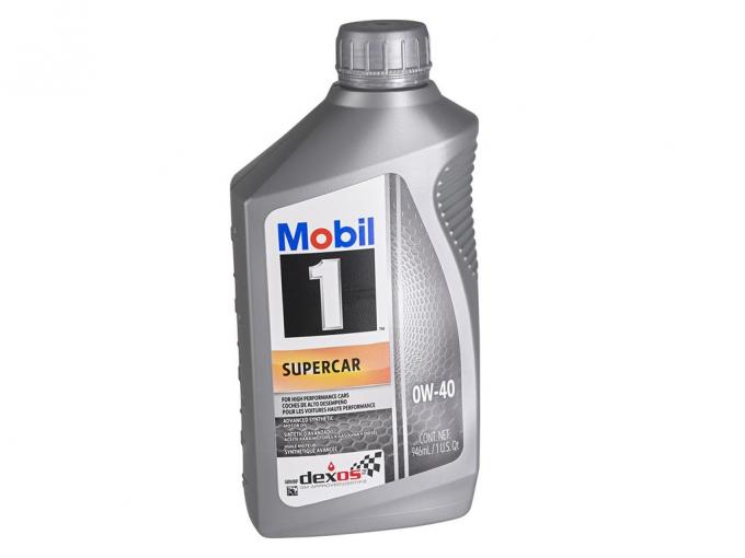 Mobil 1 Supercar 0W-40 Synthetic Engine Oil - Quart