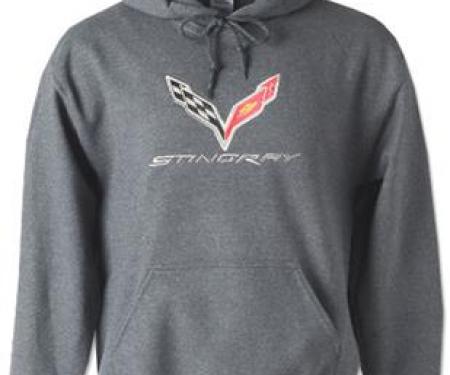 Hoodie/Hooded Sweatshirt With C7 Logo Charcoal