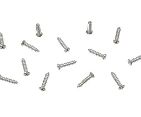 Redline Restomotive® 1964-1967 Chevrolet Corvette Coupe Rear Window Moulding Screws