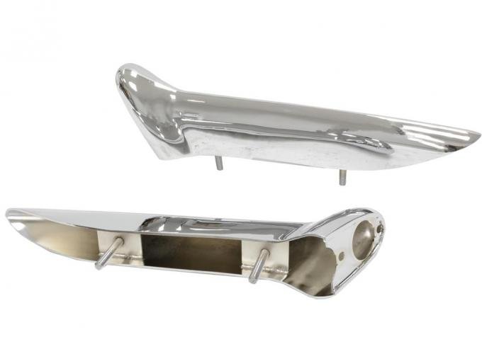 56-57 Rear Inner Horizontal Bumpers - Pair