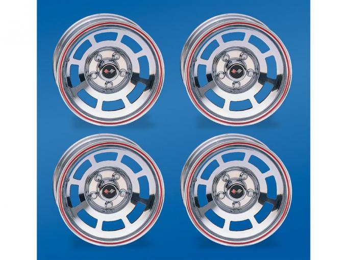 78 Pace Car Aluminum Wheels Complete Set with Caps and Lugnuts