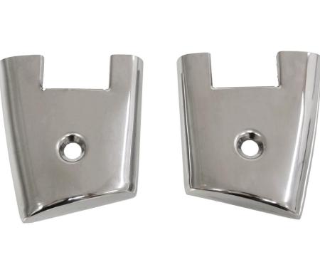 58L-59E Door End Cap With Hole - Pair (58 Late - 59 Early)