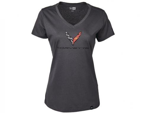 Ladies C8 Corvette Graphite T-Shirt