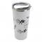 White Corvette Generations Stainless Steel Tumbler