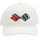 67 Hat - White Flex Fit With C2 Emblem ( L / XL ) Fits 7-3/8" To 7-5/8"