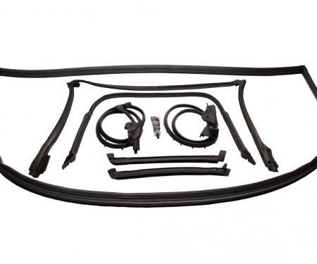 1990-1996 Coupe With Rear Window Body Weatherstrip Kit - Correct Latex Material