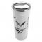 White Corvette Generations Stainless Steel Tumbler