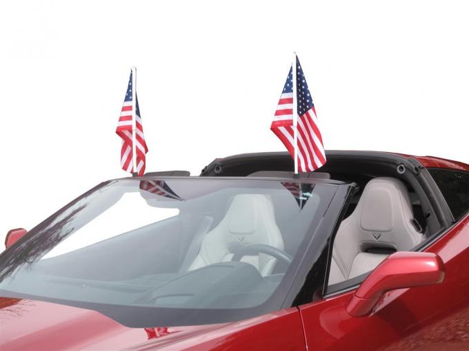 14-19 Coupe Flag Caddie - Windshield Mount