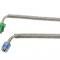 74-82 Brake Line - Master Cylinder - Stainless Steel Front And Rear Power