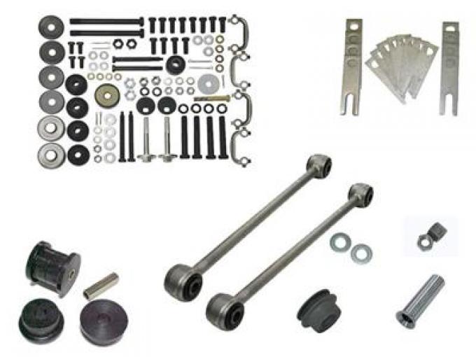 69-77 Rear Suspension Hardware Set Deluxe