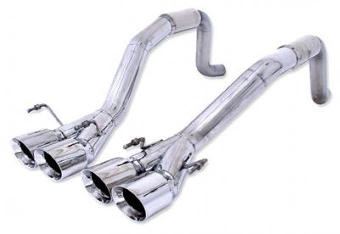 2009-2013 B&B Bullet Mufflers With Quad Round Tips Except Z06/ZR1