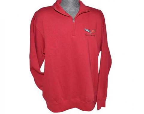 Sweatshirt - Men's Cardinal C6 1/4 Zip