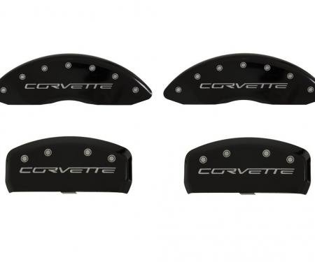 05-13 Black Brake Caliper Covers - MGP - Except GrandSport/ Z06 / ZR1