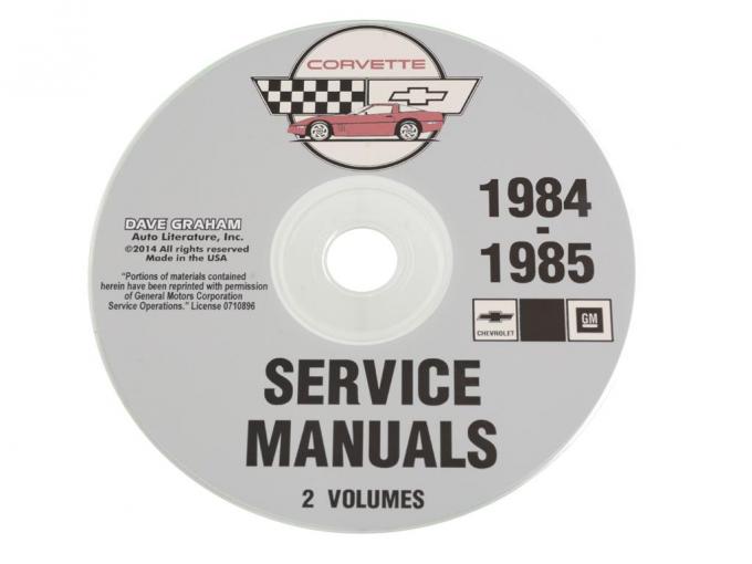 84-85 Shop Service Manual CD-ROM
