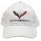 White C7 Stingray Twill Hat