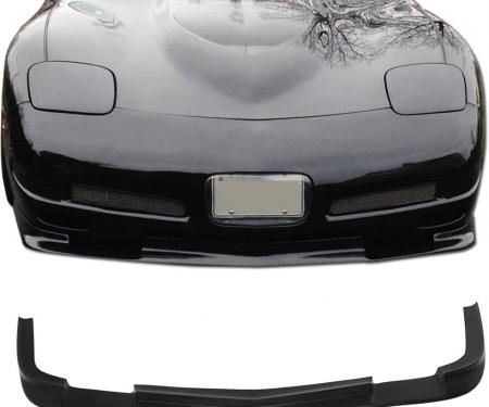 Corvette ZR1 Style Front Splitter Spoiler, Carbon Flash Finish, 1997-2004