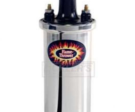 Firebird Flame Thrower Ignition Coil, Chrome, Pertronix, 1967-1974