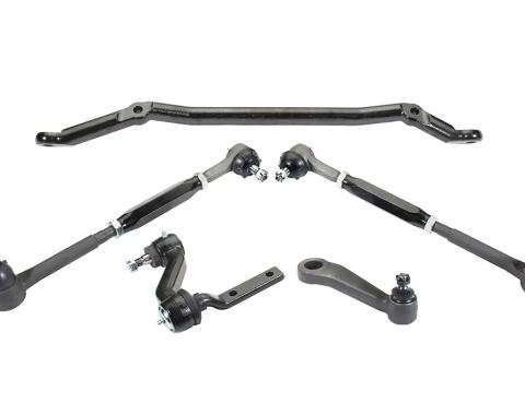 Classic Performance Complete Steering Linkage Kit for 1968-1969 Chevy Camaro, Power Steering, Black Sleeves, Kit 6869SLK-CP