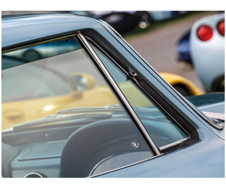 Corvette Vent Glass, Tinted Coupe Right, 1963-1967