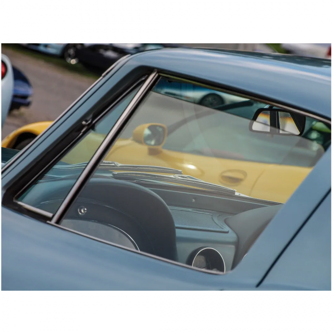 Corvette Door Glass, Tinted Coupe Left, 1963-1967