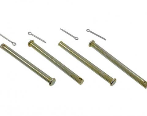 Redline Restomotive® 1965-1982 Chevrolet Corvette Brake Pad Retaining Pin, Steel, 4 Piece Set