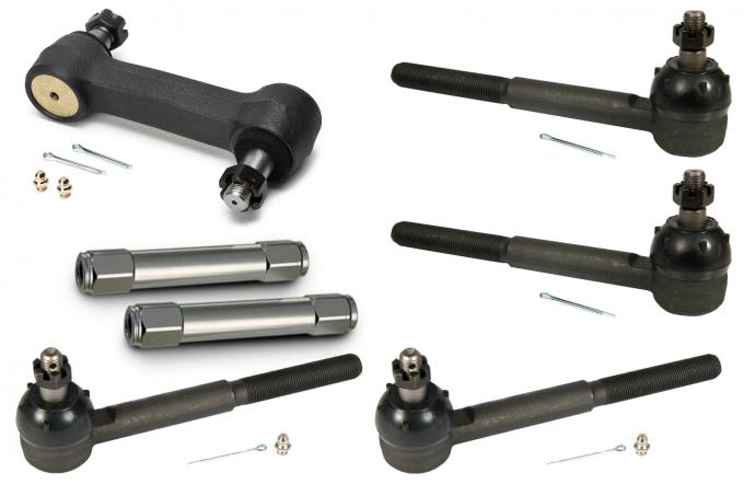 Ridetech Steering Linkage Kit for 63-66 C10, Includes Idler Arm, Inner Tie Rods, Outer Tie Rods & Billet Tie Rod Adjusters 11349571