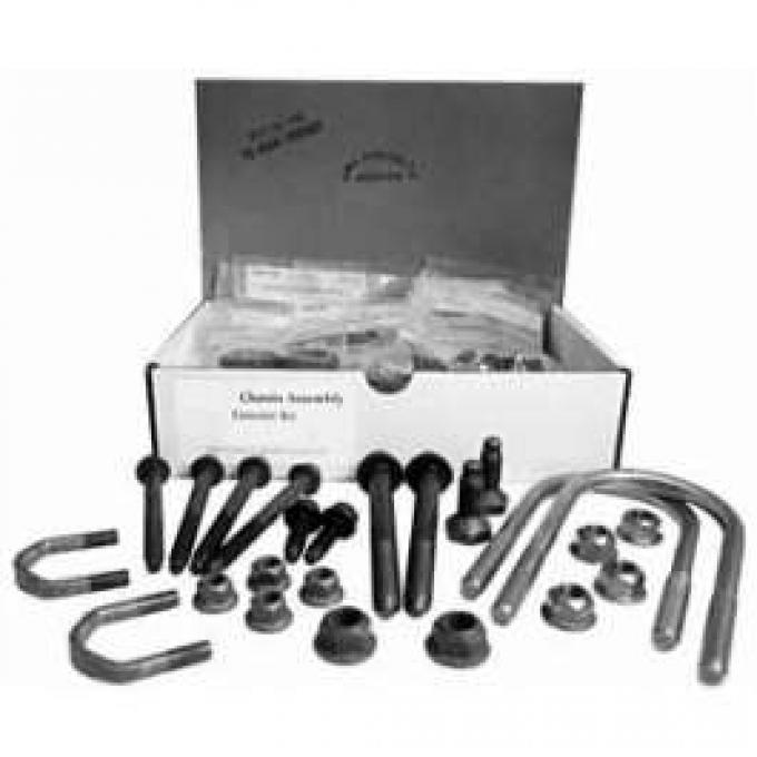 Master Chassis Bolt Kit, 390, Drum Brakes, Fairlane, 1966