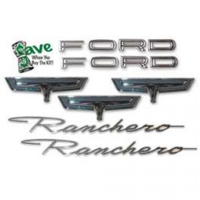 Emblem Kit, Ranchero, 1972-1973