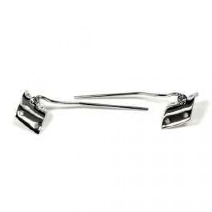 Sun Visor Arms With Bracket - Bright Metal