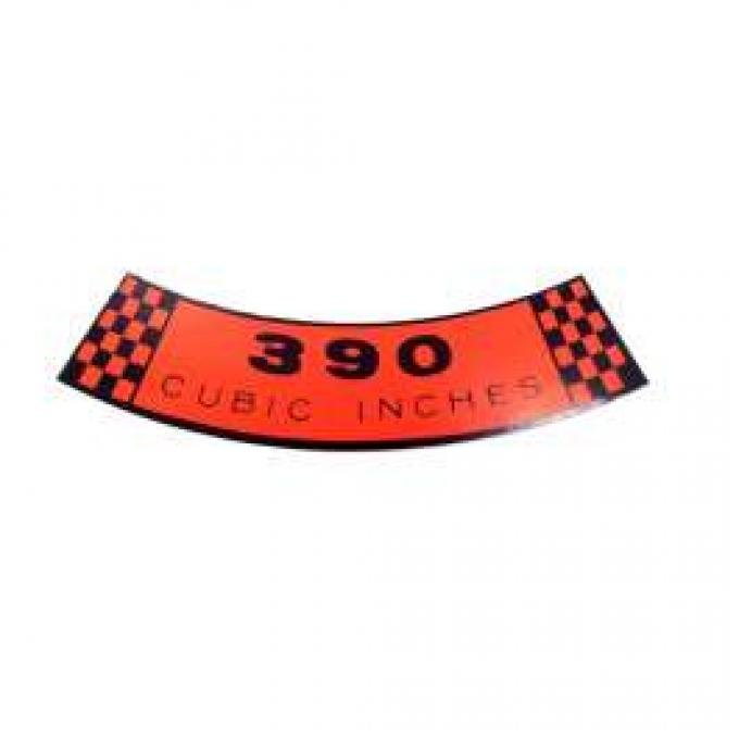 Air Cleaner Decal - 390 V8