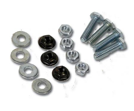 Corvette Heater Delete Plate Screw Set, 1963-1967