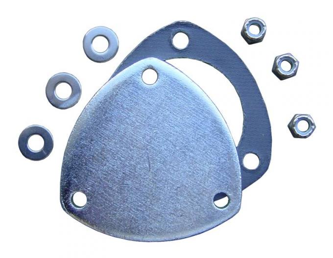 Pypes Exhaust Flange Dump Plate Kit 3 in Hardware Incl Natural 304 Stainless Steel Exhaust HVE12