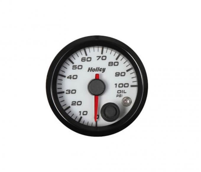 Holley Analog Style Oil Pressure Gauge 26-601W