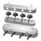 Holley 2-Piece "Chevrolet" Script Valve Cover, Gen III/IV LS, Natural 241-175