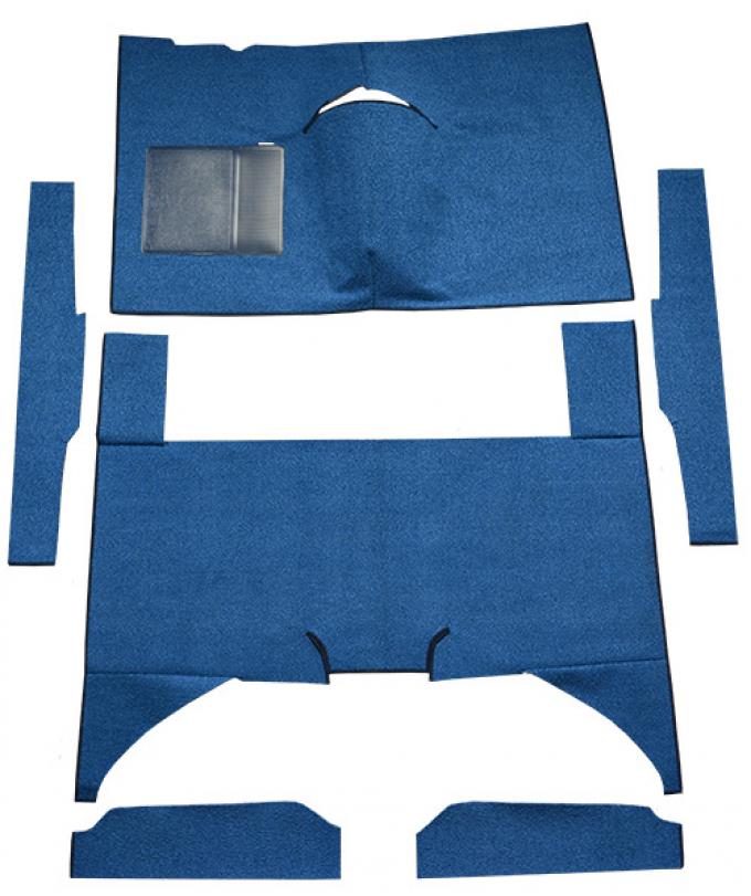 ACC 1960-1965 Ford Falcon 4DR Sedan Auto Bench Seat Cut & Sewn Loop Carpet