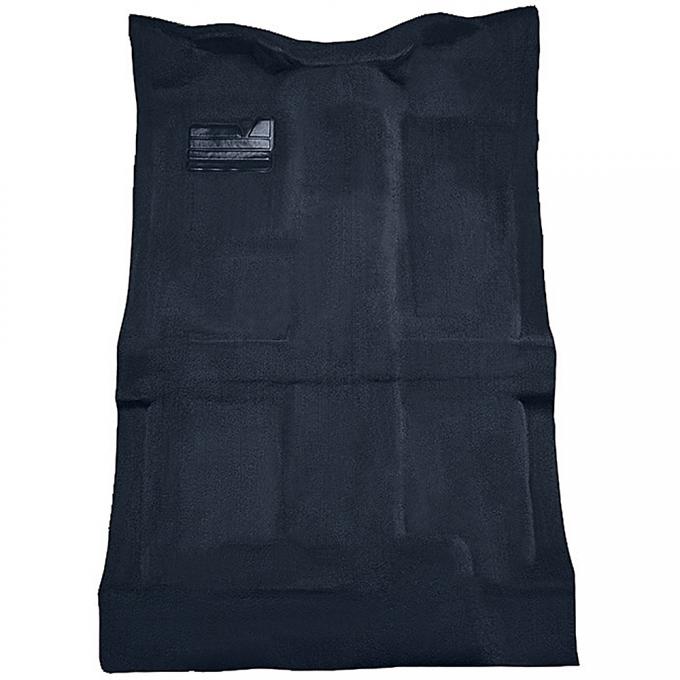 OER 1992-02 Chevrolet/GMC Crew Cab Truck, Carpet Set, Complete, Molded, Standard Backing, Cutpile, Navy Blue T1205670