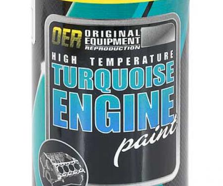 OER 1960-69 Mopar Turquoise Engine Paint 16 Oz Aerosol Can (OE# P4120752) K89162