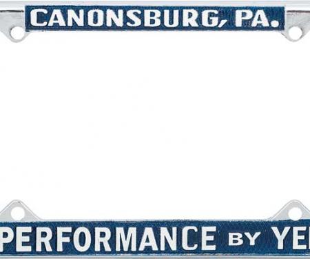 OER Yenko Hi-Performance License Plate Frame Y5002